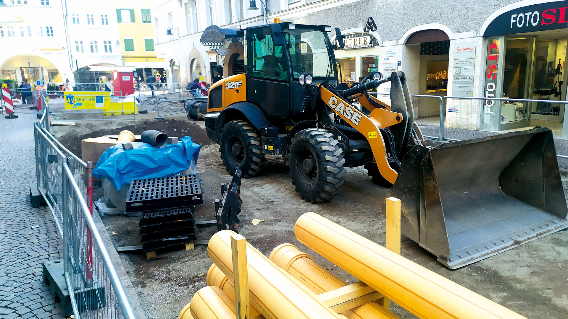 Centro storico: un unico grande cantiere