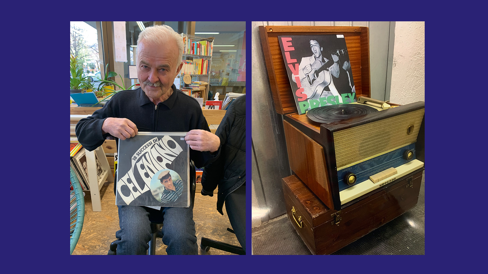 Leonardo e la sua collezione di vinili rock