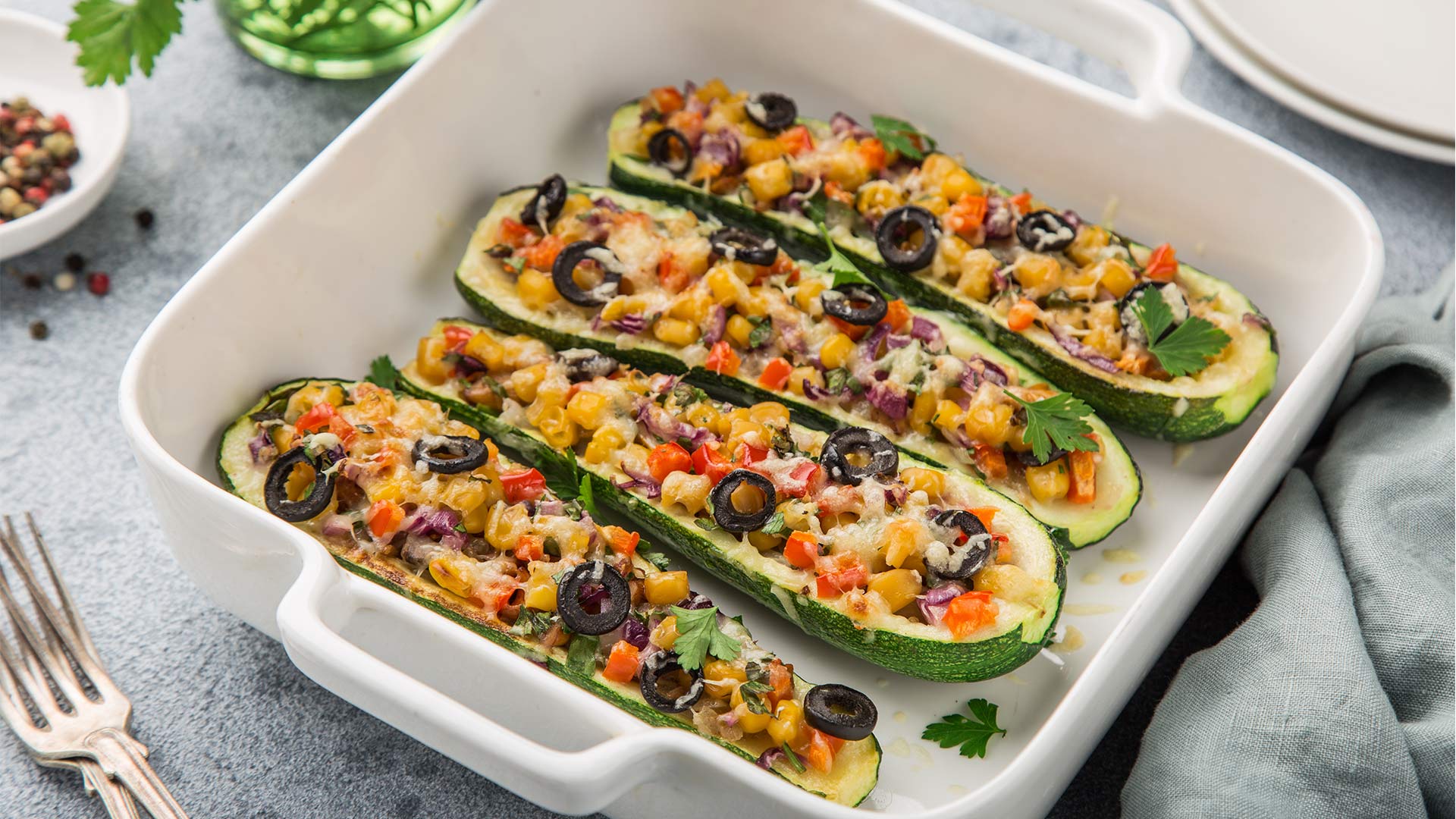 Barchette di zucchine