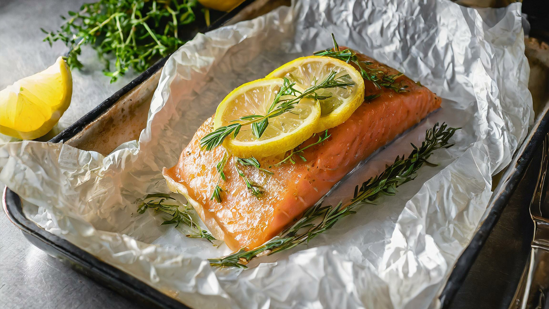 Salmone al cartoccio