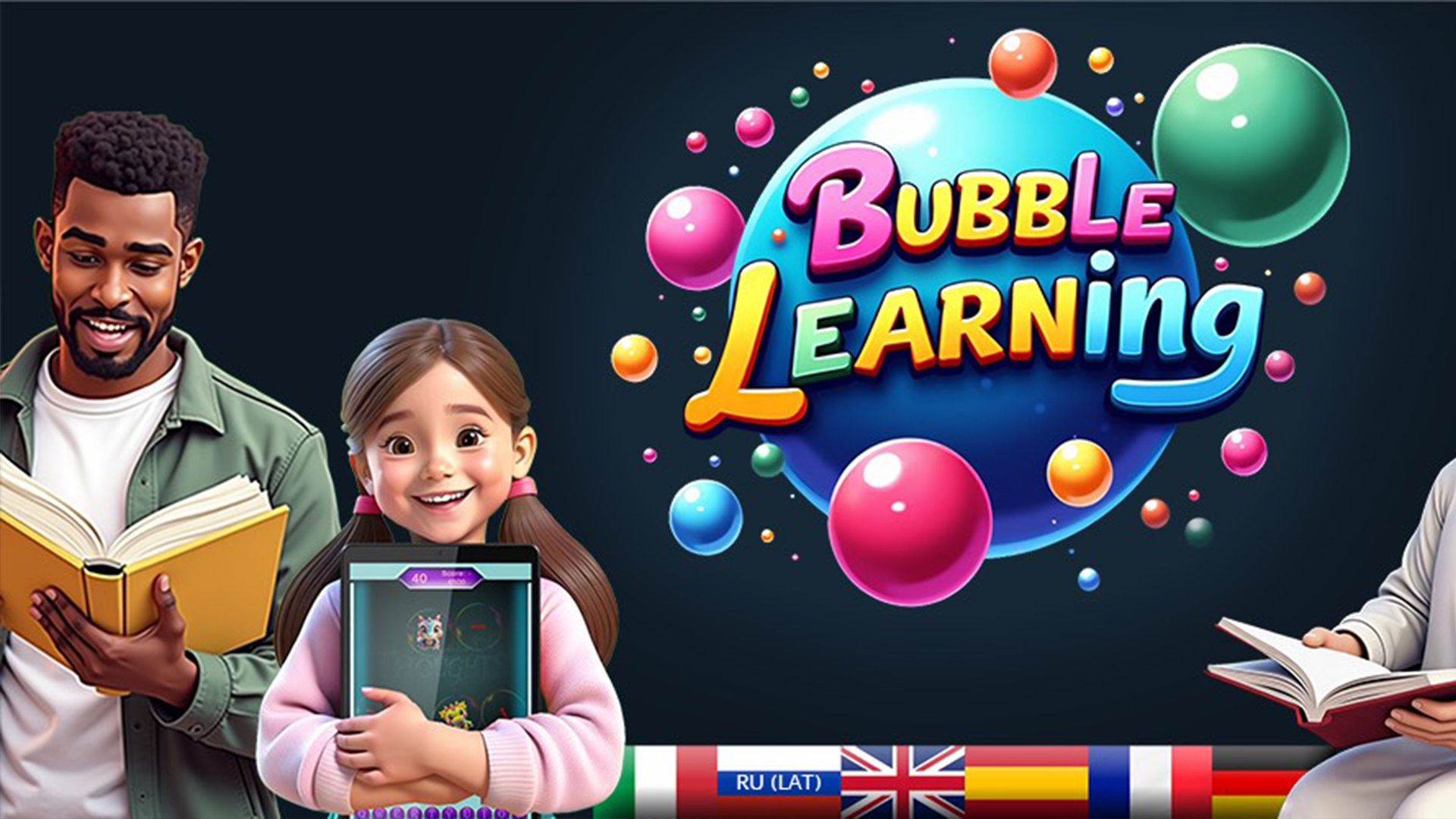 Stefano e il suo Bubble Learning: un gioco per imparare le lingue