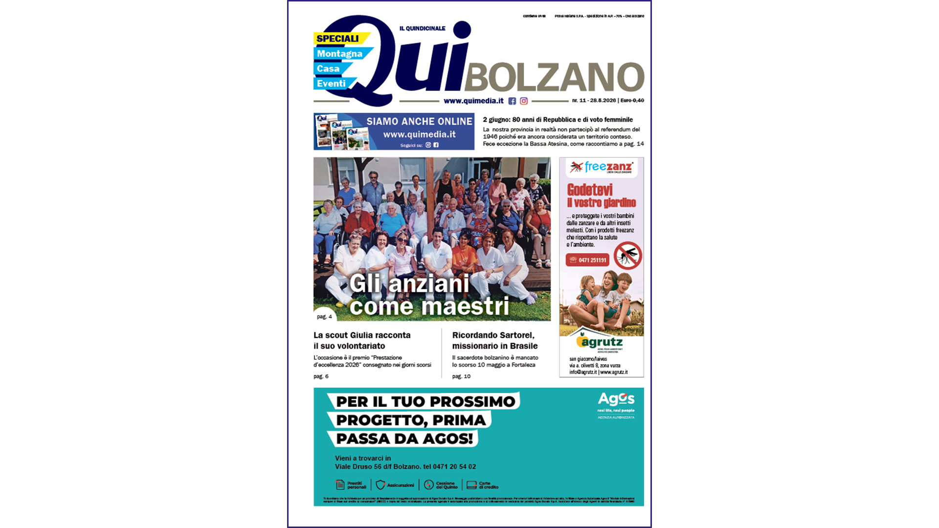 QuiBolzano – nr11 – 28.5.2026