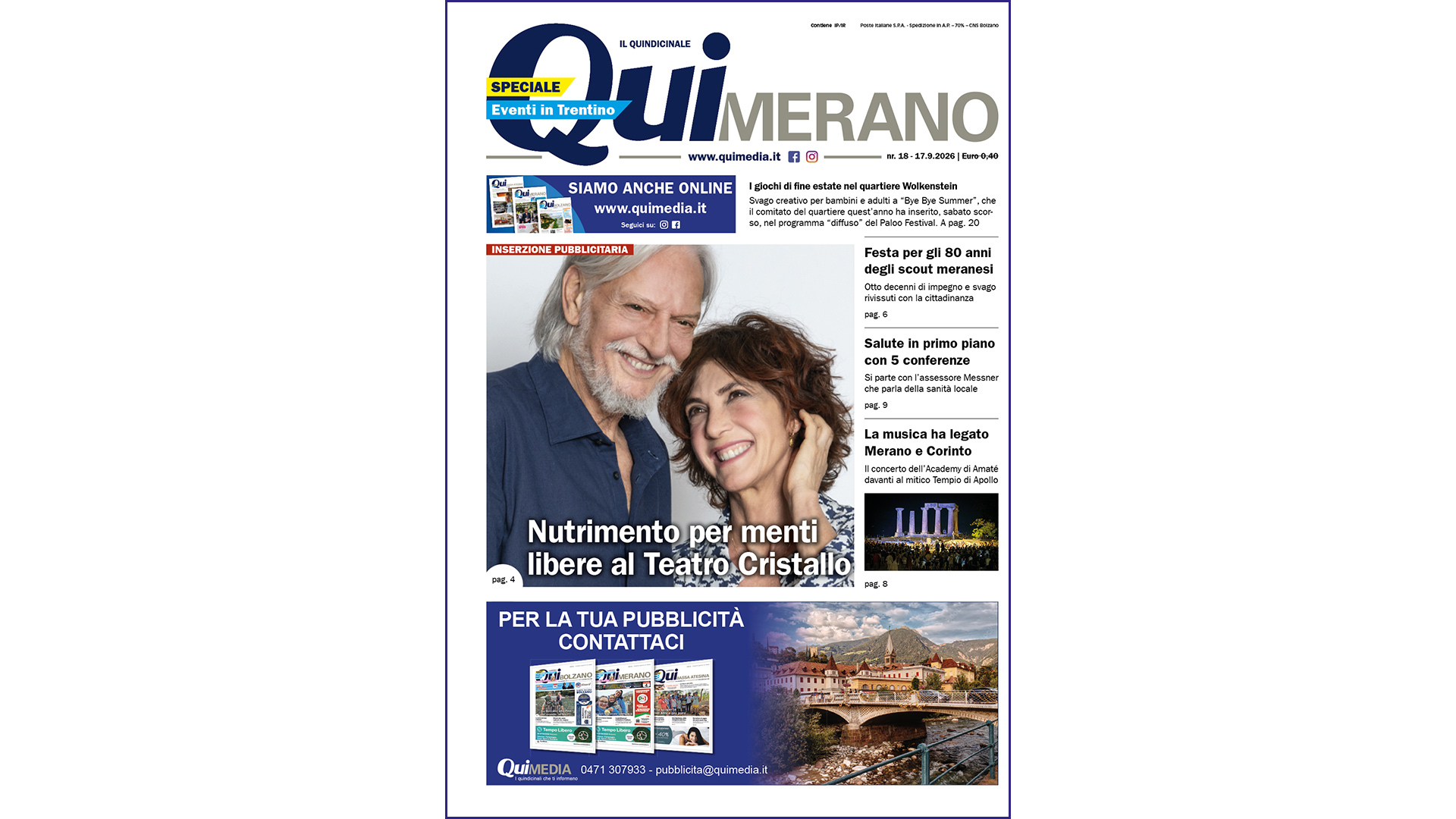 QuiMerano – nr18 – 17.9.2026