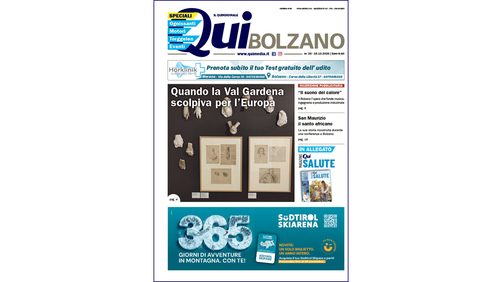 QuiBolzano – nr20 – 15.10.2026